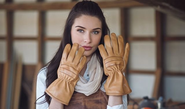 Heavy-Duty Leather Work Gloves for Industrial Work